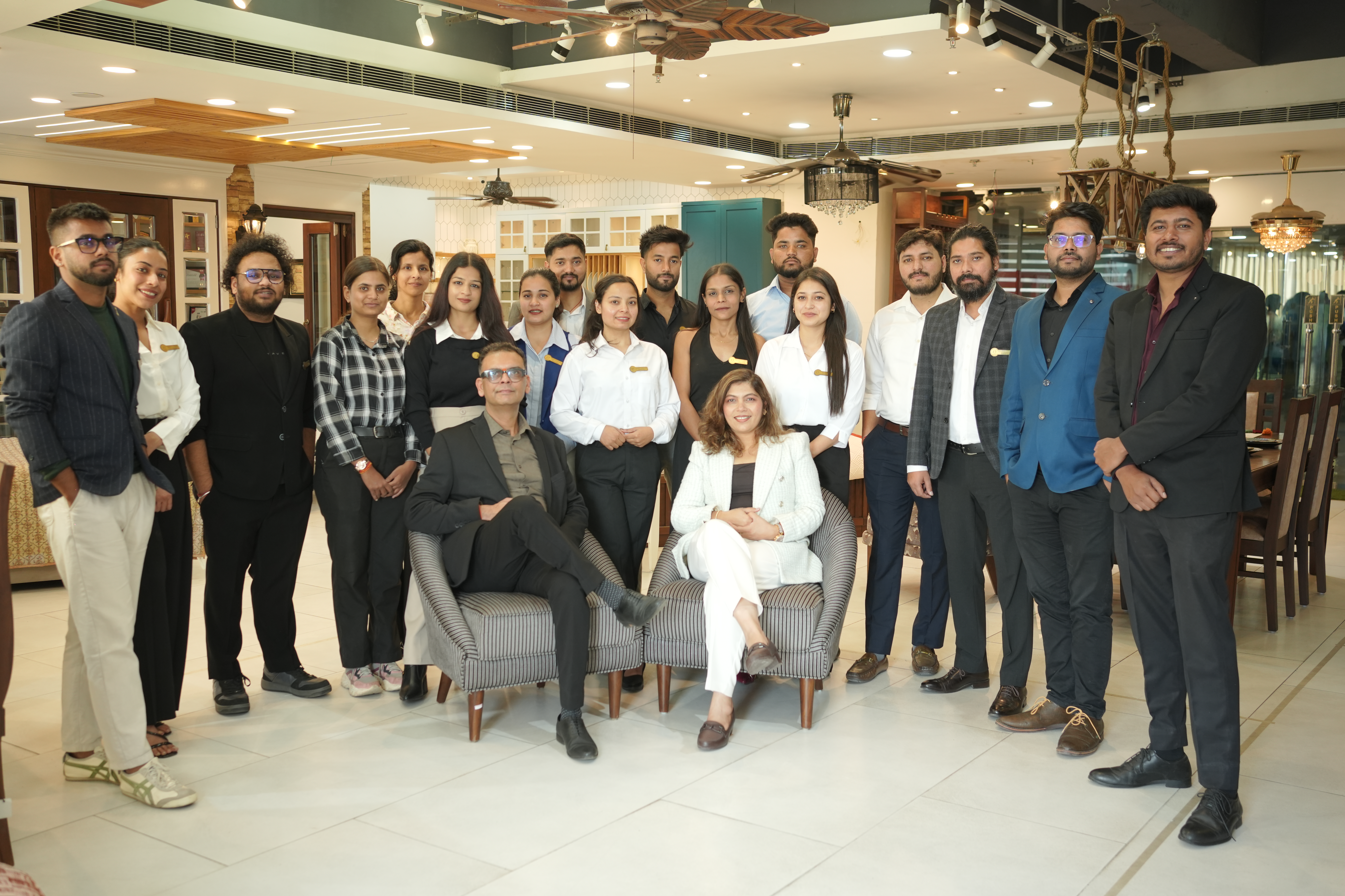 Jyoti Dabral team at Experience Centre